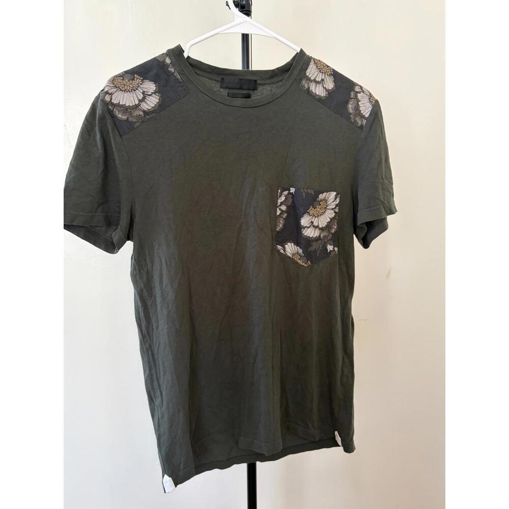 Alexander McQueen Floral Panel T-Shirt - Made in Italy - Size 11